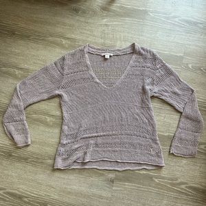 Crochet long sleeve top